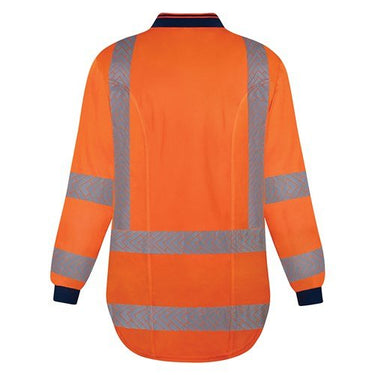 Bison Lightweight Long/Sleeve Polo - Kiwi Workgear